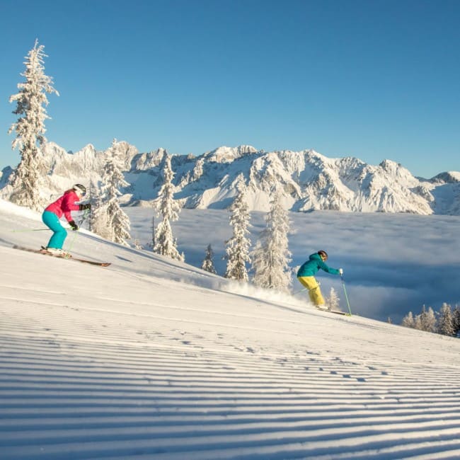 Skifahren Hochwurzen © Schladming-Dachstein_Georg Knaus 