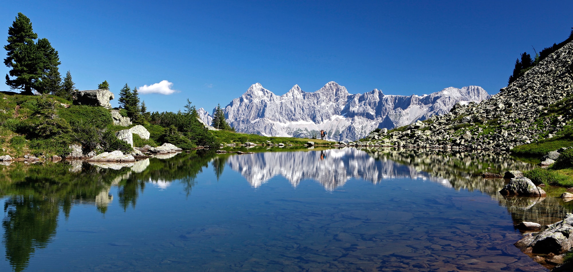 Wandern um den Spiegelsee Reiteralm © Schladming-Dachstein_raffalt