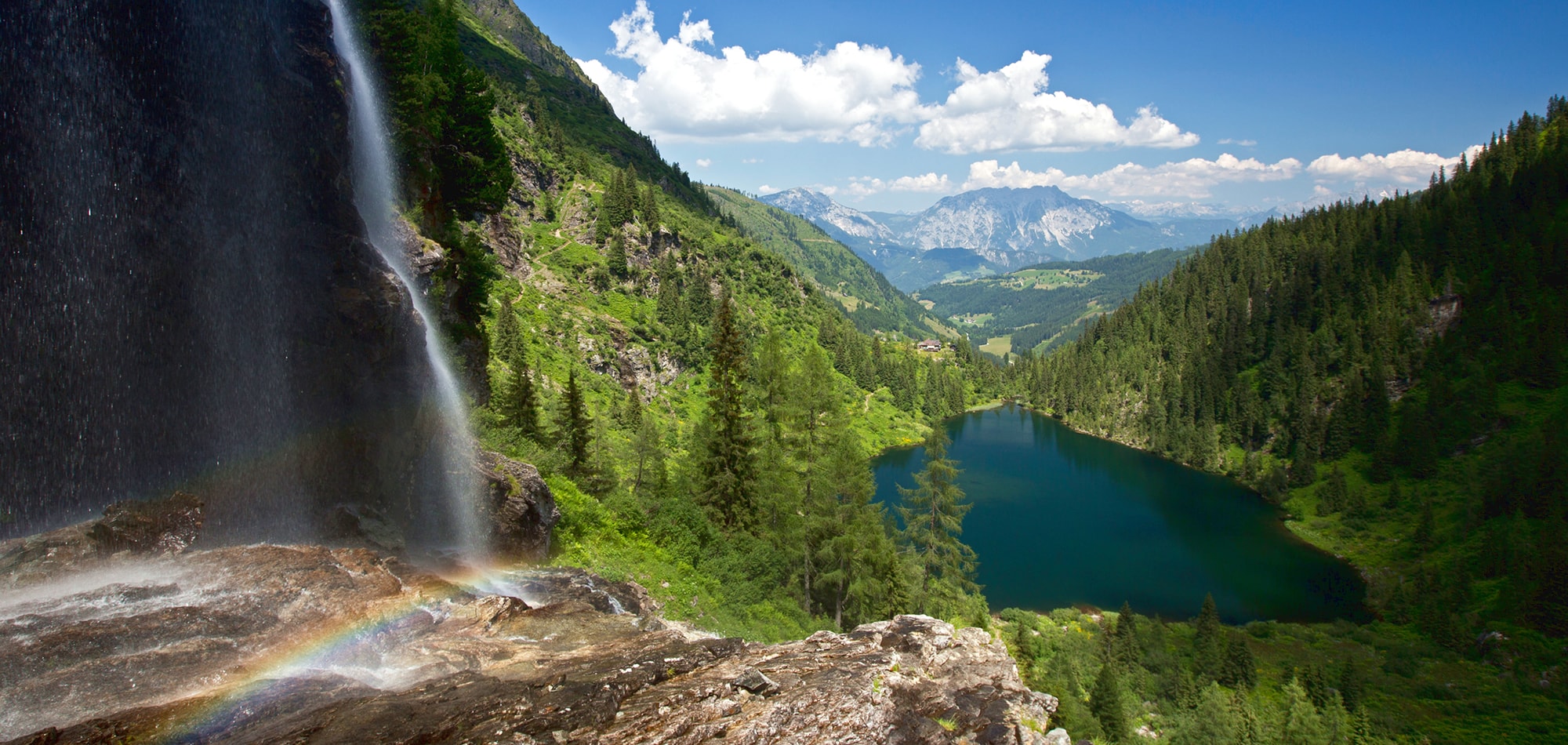 Wasserfall am steirischen Bodensee © TV Haus-Aich-Goessenberg_Raffalt